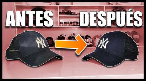 como lavar gorras sin dañar.